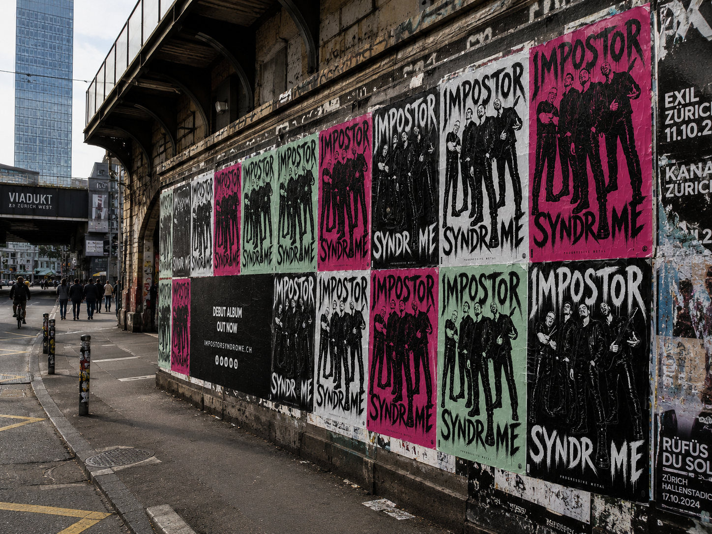 Impostor Syndrome posters in Zurich West